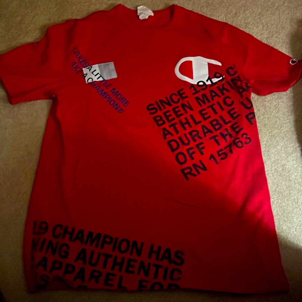 Champions tee shirt